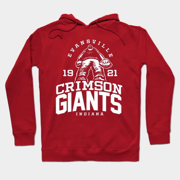 Evansville Crimson Giants Hoodie by MindsparkCreative